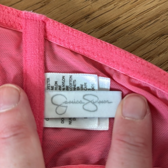 Jessica Simpson Nursing Bra Pink Lace Racer Back - Picture 5 of 6